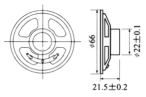 Динамік FBS-66B (8 Ohm)