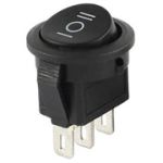 Перемикач KCD11 Black 3pin 3A