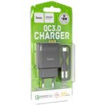 Зарядний пристрій 1*USB HOCO C72Q BLACK