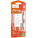 Зарядний пристрій 1*USB Type-C HOCO C143A WHITE