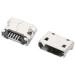 Гнездо Micro USB MK5B 5pin 5,9мм без юбки V4