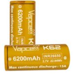 Аккумулятор Vapcell INR26650 K62 6200mAh