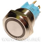 Кнопка антивандальная MP019S1/F11Z-12V-R/G-CMP