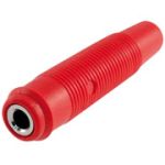 Гнездо "банан" 4mm на провод RED (AMASS)