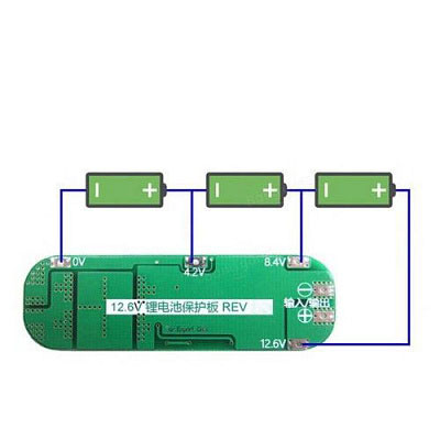 Плата захисту XR-121 (BMS-3S-20A)