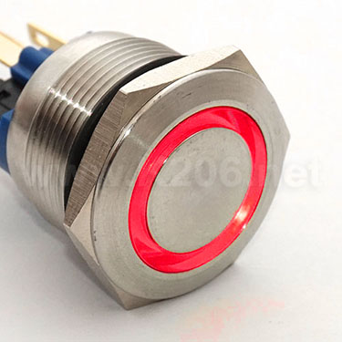 Кнопка антивандальная HQ22S/F11-24V-R