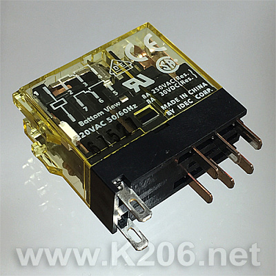 Реле IDEC-RJ2S-CL-A220 з колодкою
