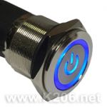 Кнопка антивандальна HQ16N/F11Z-24V-EDY-B