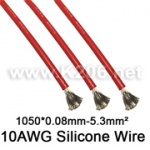 Провід силіконовий SIL-5.3-RED (10AWG)