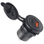 АЗП 12-24V YC-A93KB 2xUSB Black
