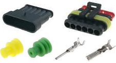 Роз'єм авто "Superseal 1.5" 6 pin (комплект)