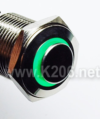 Кнопка антивандальна HQ16N/H11Z-12V-G