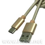 USB кабель XYT-USB-TYPE-C-1m/GOLD