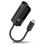 iPhone Audio adapter 2 in 1 Black