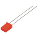 Светодиод 2x5мм прямоугольный RED