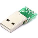 Адаптерная плата USB 2.0 type A male to DIP