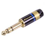 Rich Tech Jack 6,35mm 3pin / Blue ring