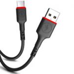 Кабель USB-TYPE-C AKEKIO 0.9M BLACK