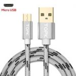 USB кабель TOPK AN09 MICRO 1,5m/GREY