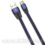 Шнур USB-TYPE-C 200mm BLUE