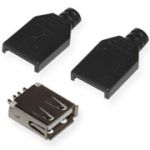 Гніздо USB тип A на кабель у корпусі