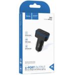 АЗП 12-24V Hoco Z63 4xUSB Black