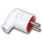Вилка HOROZ 16A/250V із заземленням / кутова