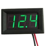 Вольтметр 4.5-30V-PANEL-GREEN