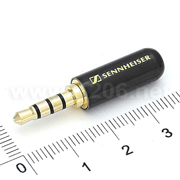 Штекер Sennheiser 4-pin 3.5mm / BLACK