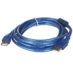 Кабель USB2.0 AM/AF, подовжувач 2.7м синій