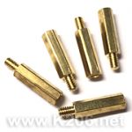 Стойка латунная OFM-M2x10+3 (шестигранник)