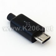 USB B MICRO-K/BLACK