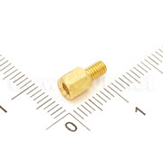 Стойка латунная TFM-M3x5+6мм