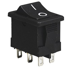 Перемикач KCD1-202 Black (MRS-202)
