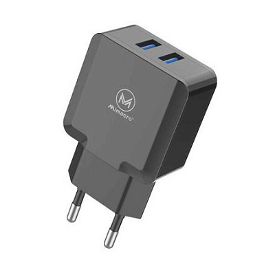 ЗУ MIMACRO CDQ-080 5V/3.1A TYPE-C BLACK