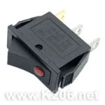 Перемикач KCD3-BLACK 15A-20A, 3 pin