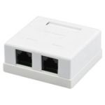 Розетка Ritar UTP 8P8C RJ45 2 Порта Cat-6