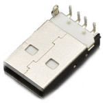 Вилка USB-A угловая на плату USB-70
