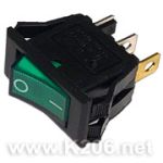 Переключатель KCD3-101V GREEN 15A-20A