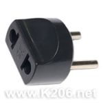 Перехідник USA-Europe adapter Black