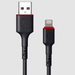 Кабель USB-LIGHTNING AKEKIO 0.9M BLACK