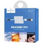USB кабель HOCO-X21 Micro /Silicone/