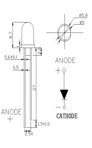 LED-5mm-UV-370nm