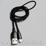 USB кабель Type-C-1.5m-Black /Нейлон/