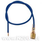 Провод с клеммой 6.3mm/BLUE 