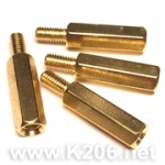 Стойка латунная PCSN-M4X12+6 (M4x12+6)