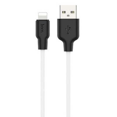 USB кабель HOCO-X21 Plus iPhone /Silicone/