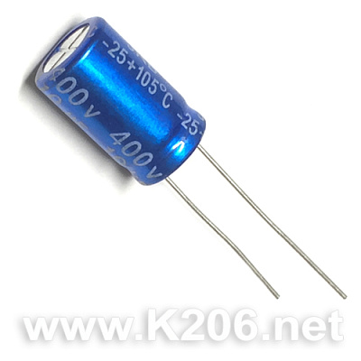 Конденсатор JRB-10/400V 105°C
