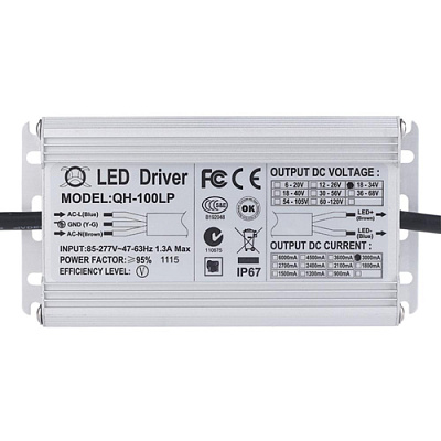 LED драйвер LPC-100W (QH-100LP7-10X10)