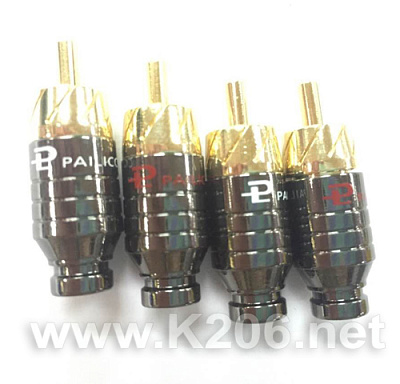 Штекер Pailiccs RCA mini RC-391-W